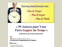 Tablet Screenshot of gestion-du-temps.secretsreussite.com